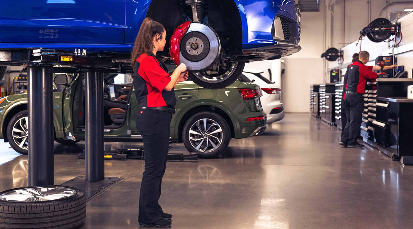 Audi Service bay
